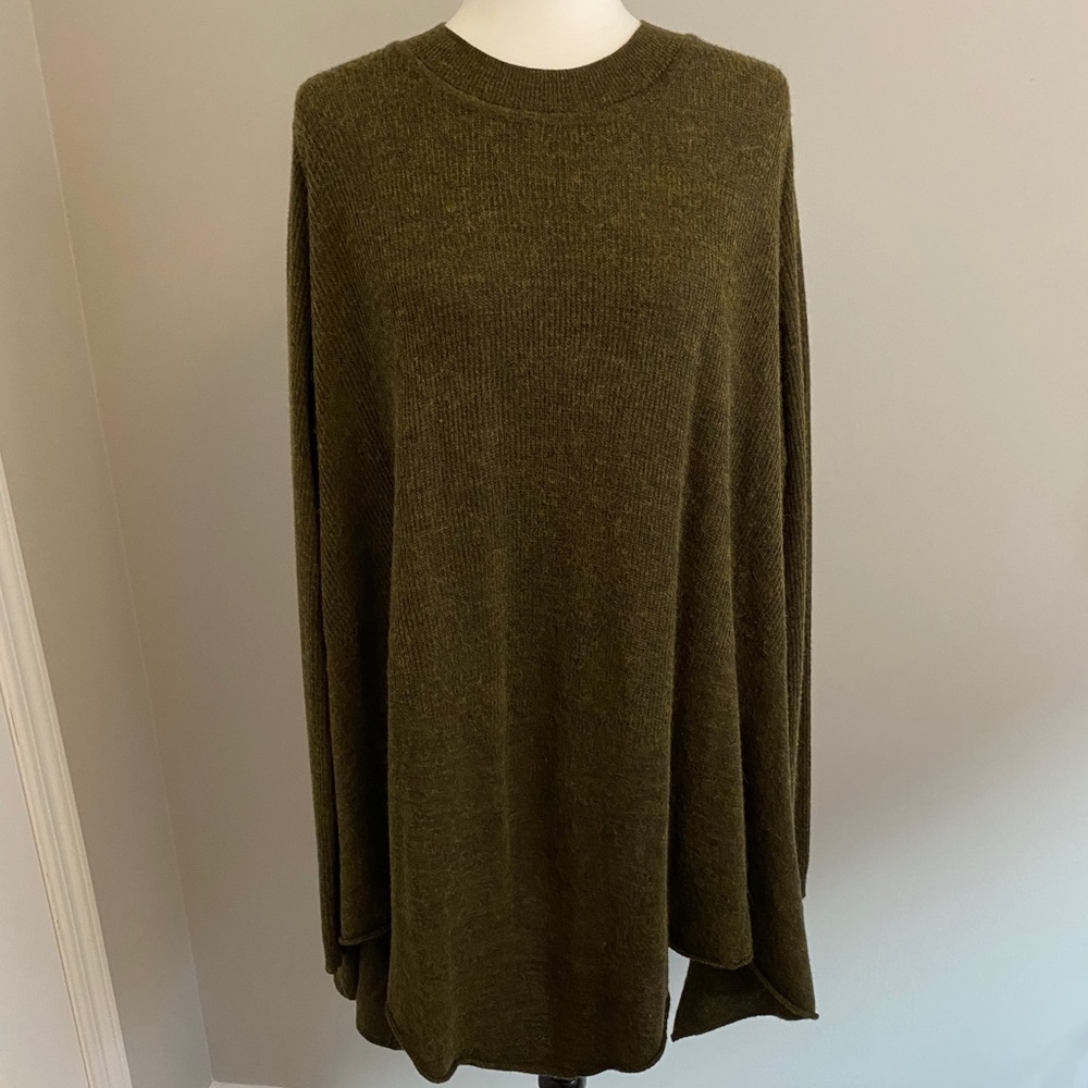Anthropologie cape sweater